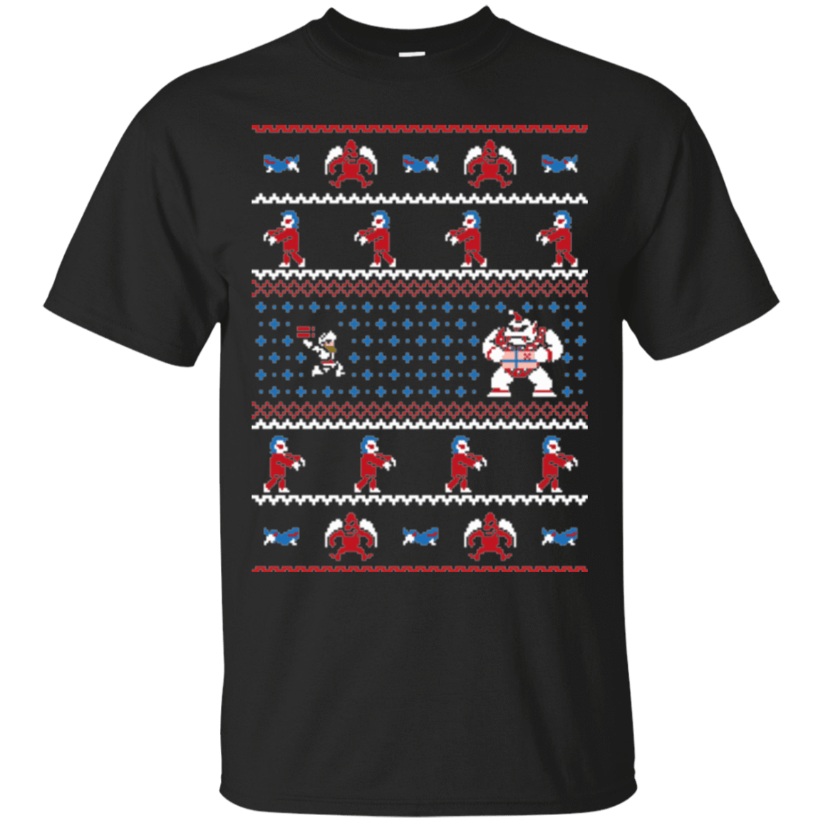 T-Shirts Black / Small Ghosts n Goblins n Christmas Presents T-Shirt