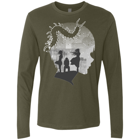 T-Shirts Military Green / Small Ghoul in Tokyo Men's Premium Long Sleeve