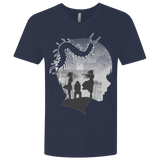 T-Shirts Midnight Navy / X-Small Ghoul in Tokyo Men's Premium V-Neck