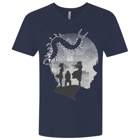 T-Shirts Midnight Navy / X-Small Ghoul in Tokyo Men's Premium V-Neck