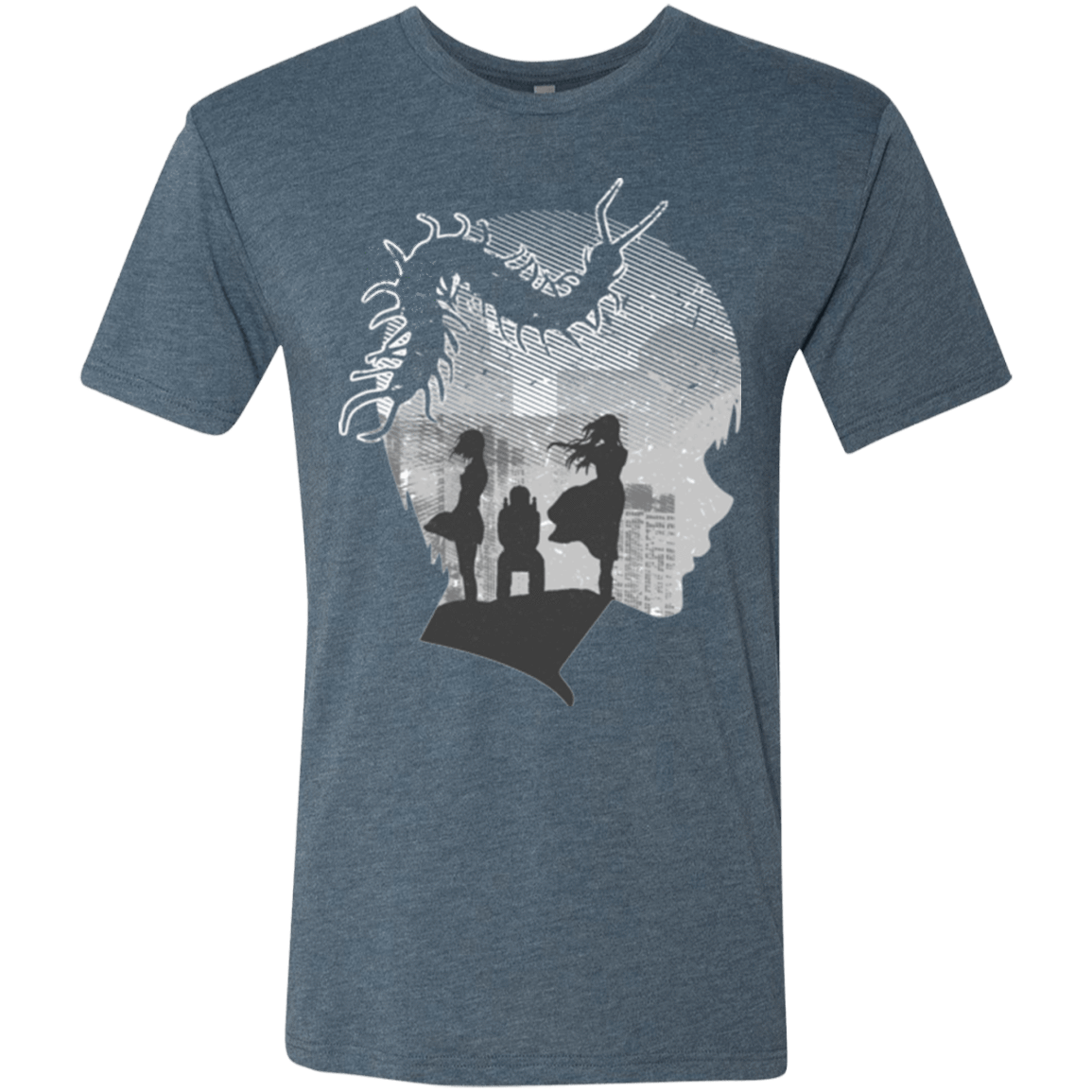 T-Shirts Indigo / Small Ghoul in Tokyo Men's Triblend T-Shirt