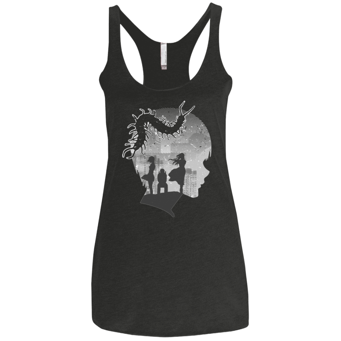 T-Shirts Vintage Black / X-Small Ghoul in Tokyo Women's Triblend Racerback Tank