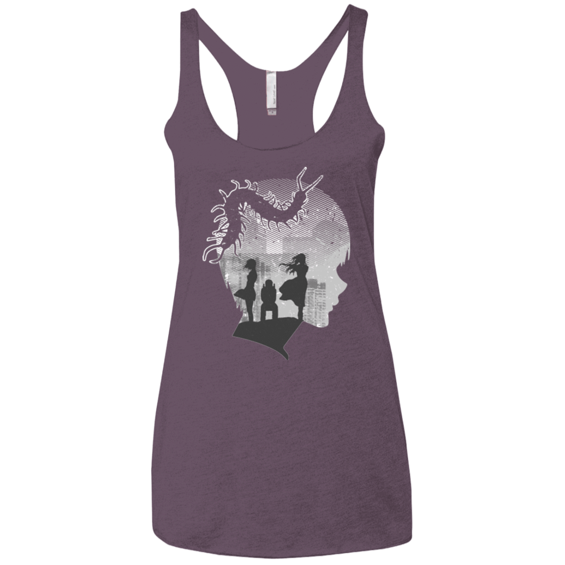 T-Shirts Vintage Purple / X-Small Ghoul in Tokyo Women's Triblend Racerback Tank