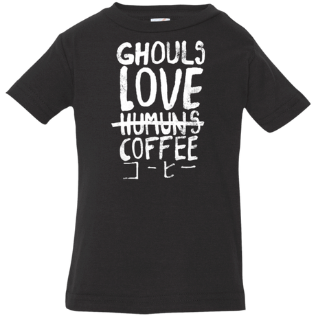 T-Shirts Black / 6 Months Ghouls Love Coffee Infant Premium T-Shirt