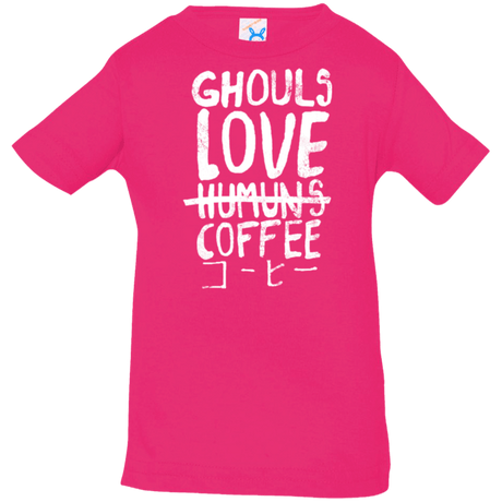 T-Shirts Hot Pink / 6 Months Ghouls Love Coffee Infant Premium T-Shirt