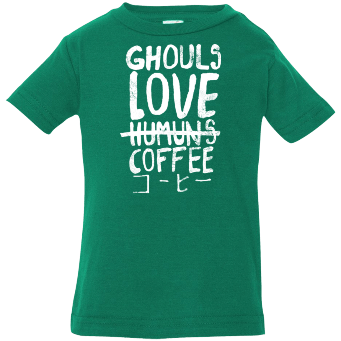T-Shirts Kelly / 6 Months Ghouls Love Coffee Infant Premium T-Shirt