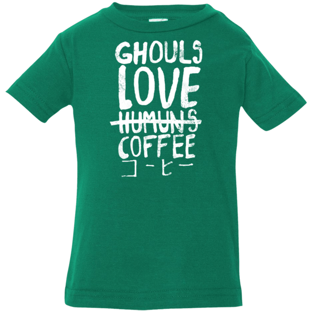 T-Shirts Kelly / 6 Months Ghouls Love Coffee Infant Premium T-Shirt