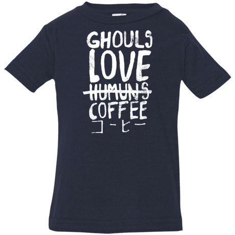 T-Shirts Navy / 6 Months Ghouls Love Coffee Infant Premium T-Shirt