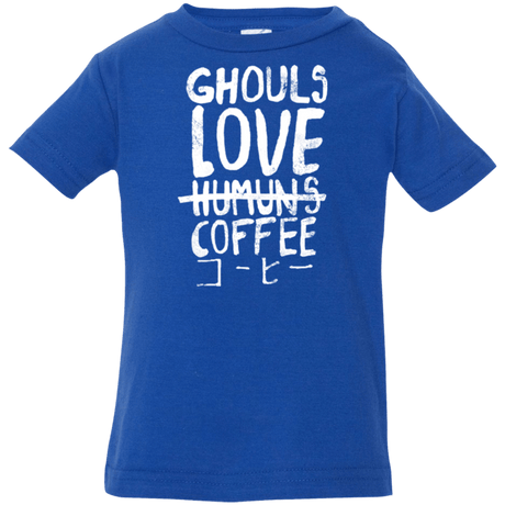T-Shirts Royal / 6 Months Ghouls Love Coffee Infant Premium T-Shirt