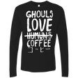 T-Shirts Black / Small Ghouls Love Coffee Men's Premium Long Sleeve