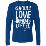 T-Shirts Royal / Small Ghouls Love Coffee Men's Premium Long Sleeve