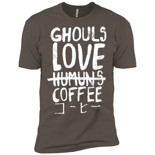 T-Shirts Warm Grey / X-Small Ghouls Love Coffee Men's Premium T-Shirt