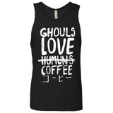 T-Shirts Black / Small Ghouls Love Coffee Men's Premium Tank Top