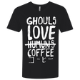 T-Shirts Black / X-Small Ghouls Love Coffee Men's Premium V-Neck