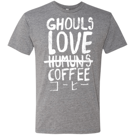 T-Shirts Premium Heather / Small Ghouls Love Coffee Men's Triblend T-Shirt