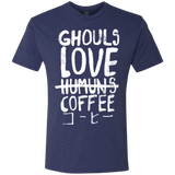 T-Shirts Vintage Navy / Small Ghouls Love Coffee Men's Triblend T-Shirt