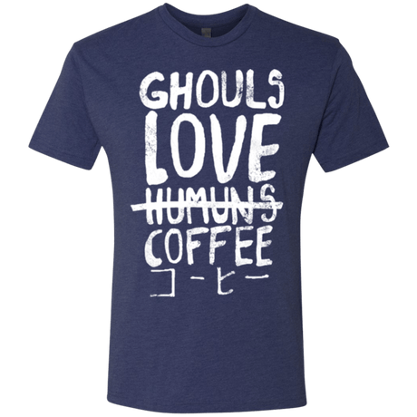 T-Shirts Vintage Navy / Small Ghouls Love Coffee Men's Triblend T-Shirt