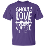 T-Shirts Purple / Small Ghouls Love Coffee T-Shirt