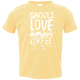 T-Shirts Butter / 2T Ghouls Love Coffee Toddler Premium T-Shirt