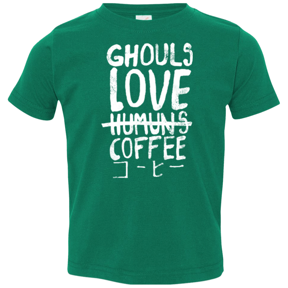 T-Shirts Kelly / 2T Ghouls Love Coffee Toddler Premium T-Shirt