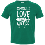 T-Shirts Kelly / 2T Ghouls Love Coffee Toddler Premium T-Shirt