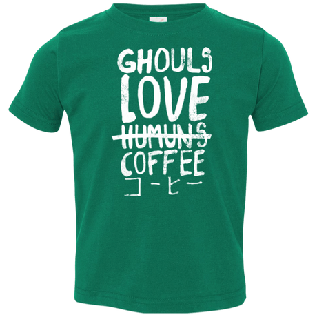T-Shirts Kelly / 2T Ghouls Love Coffee Toddler Premium T-Shirt