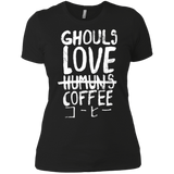 T-Shirts Black / X-Small Ghouls Love Coffee Women's Premium T-Shirt
