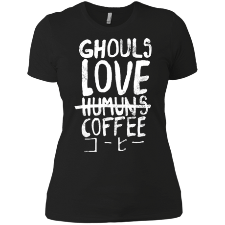 T-Shirts Black / X-Small Ghouls Love Coffee Women's Premium T-Shirt