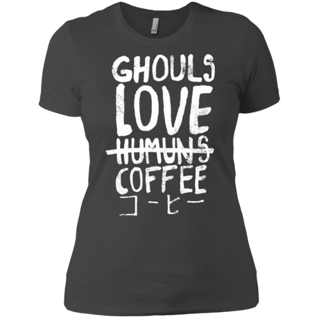 T-Shirts Heavy Metal / X-Small Ghouls Love Coffee Women's Premium T-Shirt