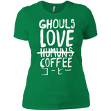 T-Shirts Kelly Green / X-Small Ghouls Love Coffee Women's Premium T-Shirt