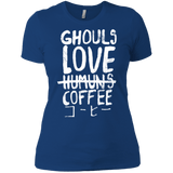 T-Shirts Royal / X-Small Ghouls Love Coffee Women's Premium T-Shirt
