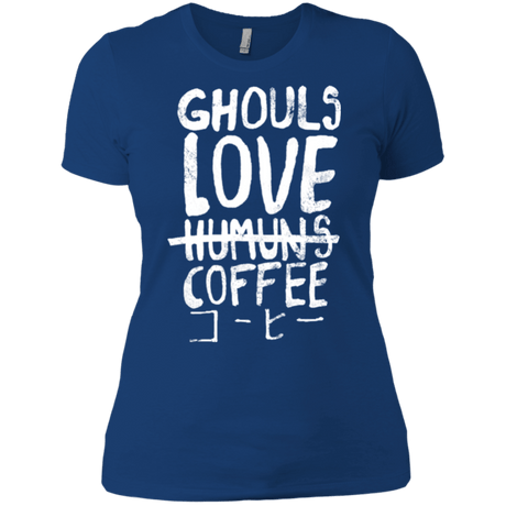 T-Shirts Royal / X-Small Ghouls Love Coffee Women's Premium T-Shirt
