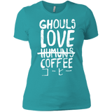 T-Shirts Tahiti Blue / X-Small Ghouls Love Coffee Women's Premium T-Shirt
