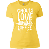 T-Shirts Vibrant Yellow / X-Small Ghouls Love Coffee Women's Premium T-Shirt