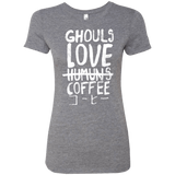 T-Shirts Premium Heather / Small Ghouls Love Coffee Women's Triblend T-Shirt