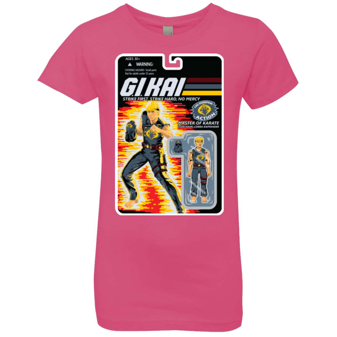 T-Shirts Hot Pink / YXS GI KAI Girls Premium T-Shirt