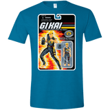 T-Shirts Antique Sapphire / S GI KAI Men's Semi-Fitted Softstyle