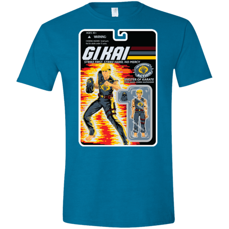 T-Shirts Antique Sapphire / S GI KAI Men's Semi-Fitted Softstyle