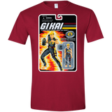 T-Shirts Cardinal Red / S GI KAI Men's Semi-Fitted Softstyle