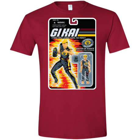 T-Shirts Cardinal Red / S GI KAI Men's Semi-Fitted Softstyle