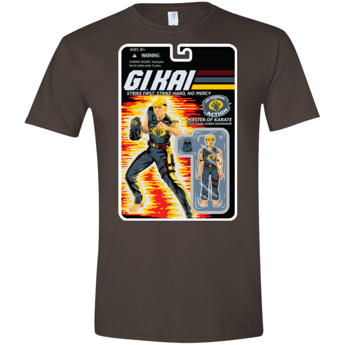 T-Shirts Dark Chocolate / S GI KAI Men's Semi-Fitted Softstyle