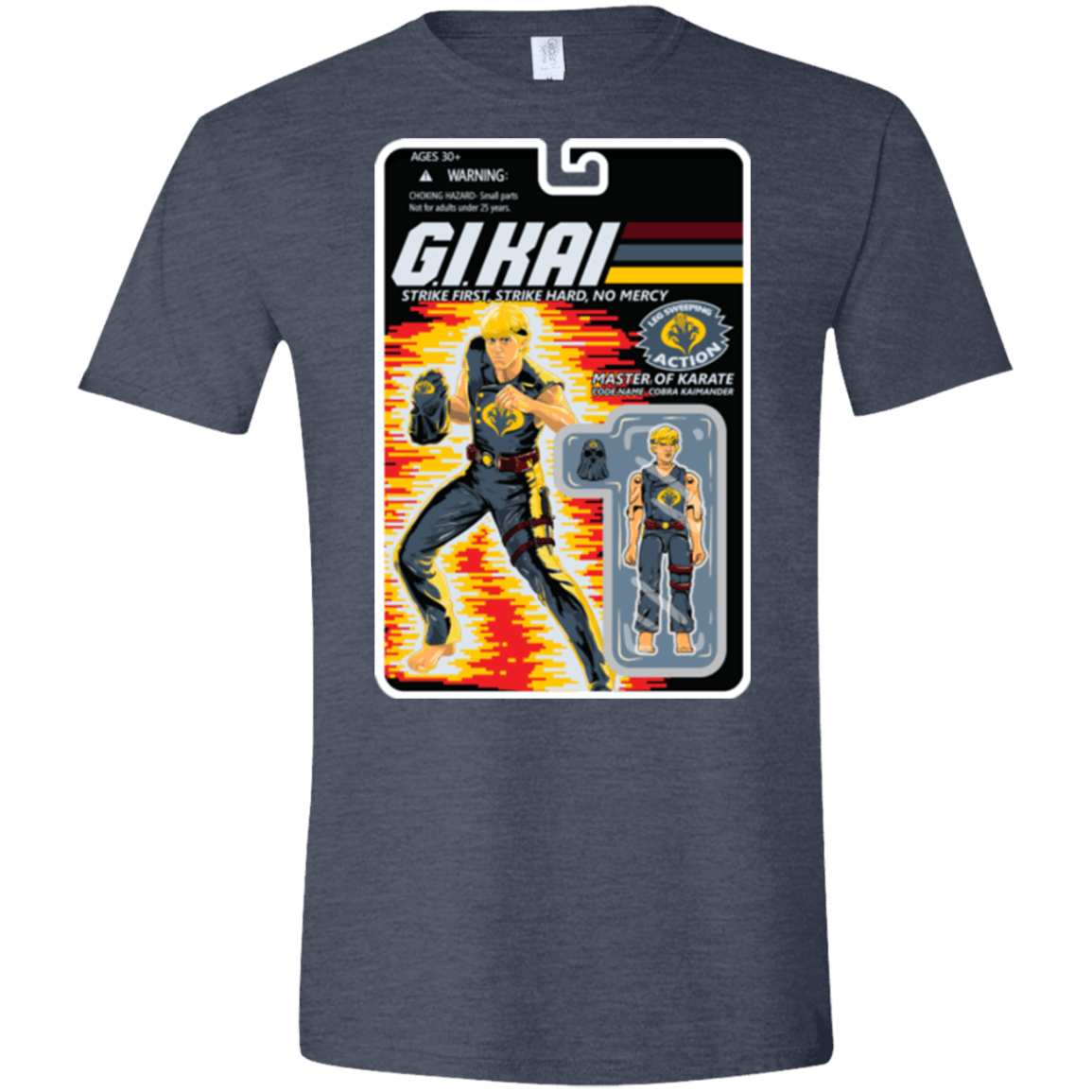 T-Shirts Heather Navy / S GI KAI Men's Semi-Fitted Softstyle