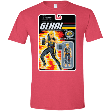 T-Shirts Heather Red / S GI KAI Men's Semi-Fitted Softstyle