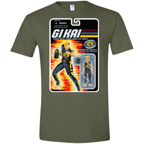 T-Shirts Military Green / S GI KAI Men's Semi-Fitted Softstyle
