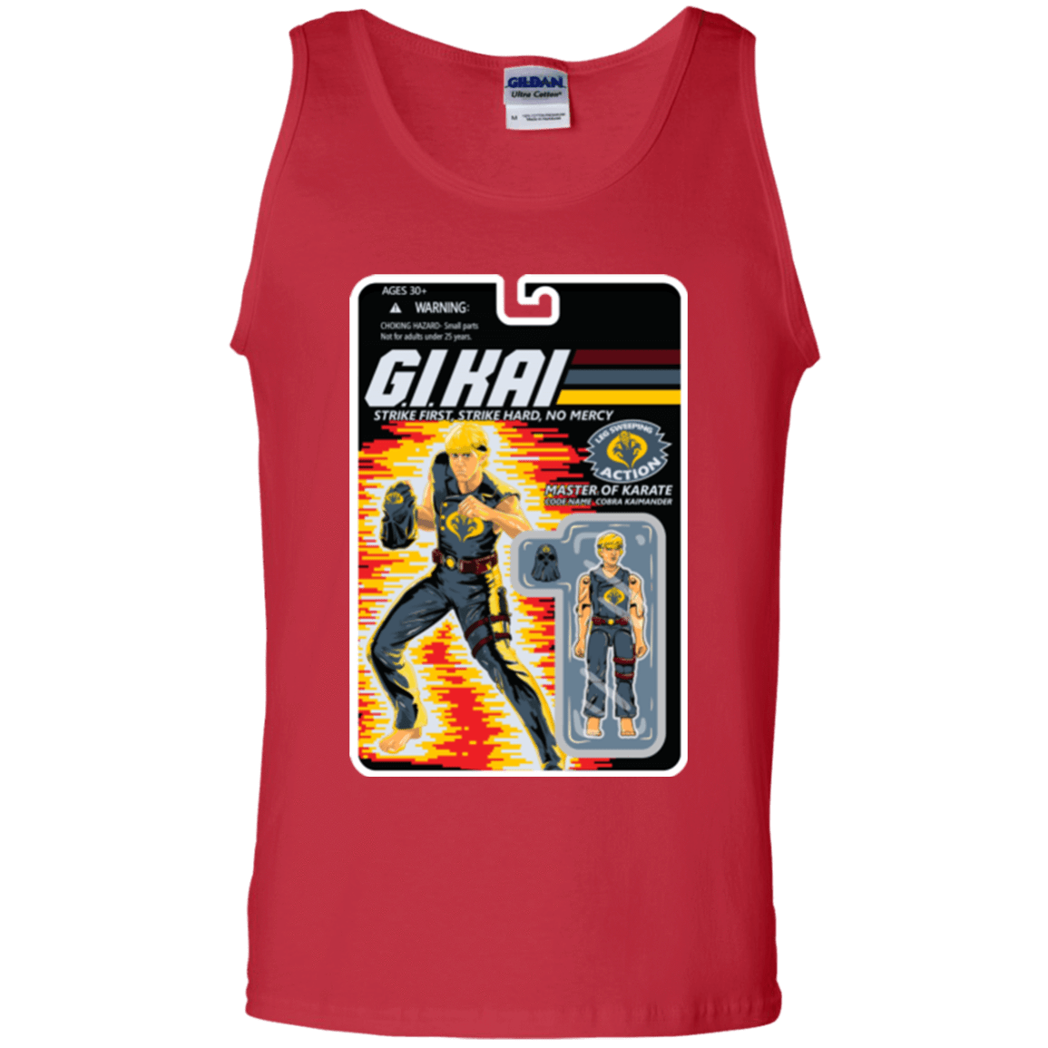 T-Shirts Red / S GI KAI Men's Tank Top