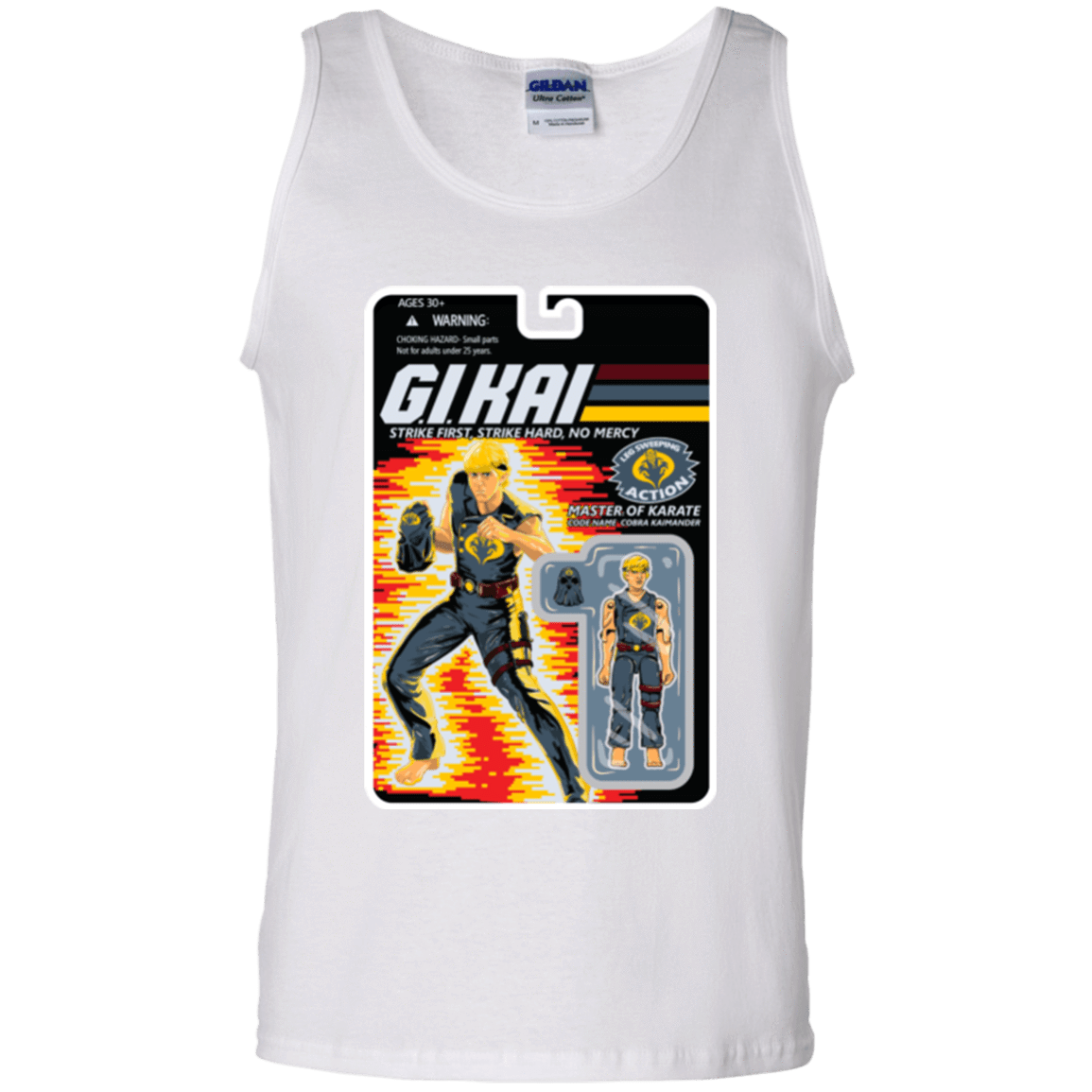 T-Shirts White / S GI KAI Men's Tank Top