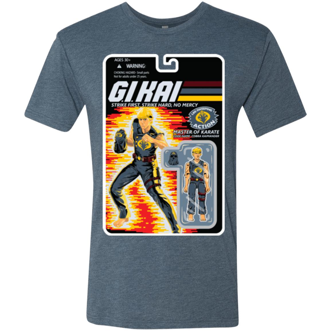 T-Shirts Indigo / S GI KAI Men's Triblend T-Shirt