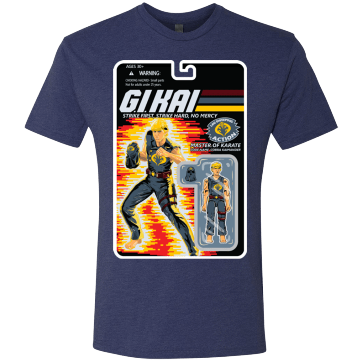 T-Shirts Vintage Navy / S GI KAI Men's Triblend T-Shirt