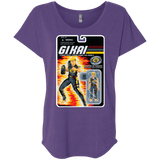 T-Shirts Purple Rush / X-Small GI KAI Triblend Dolman Sleeve