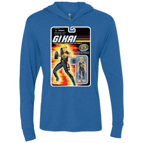 T-Shirts Vintage Royal / X-Small GI KAI Triblend Long Sleeve Hoodie Tee